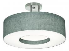 AFX Lighting, Inc. MCF1524LAJUD-GYSF - Montclair 15" LED Semi-Flush