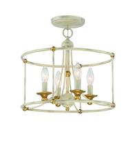 Minka-Lavery 1049-701 - Westchester County - 4 Light Semi Flush