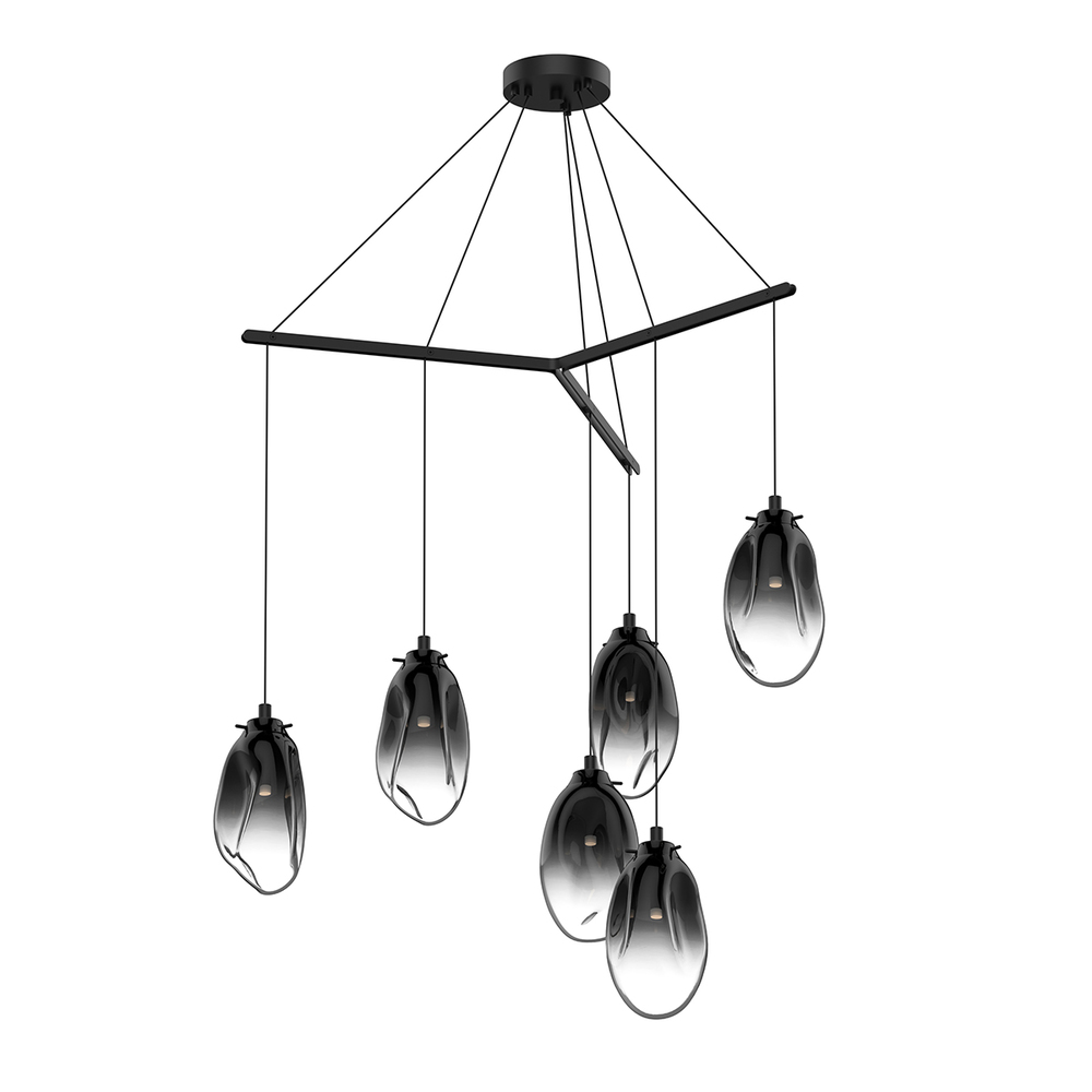 6-Light Tri-Spreader LED Pendant