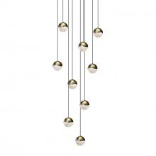 Sonneman 2916.14-SML - 9-Light Round Small LED Pendant