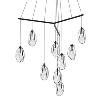 Sonneman 2977.25C - 9-Light Tri-Spreader LED Pendant