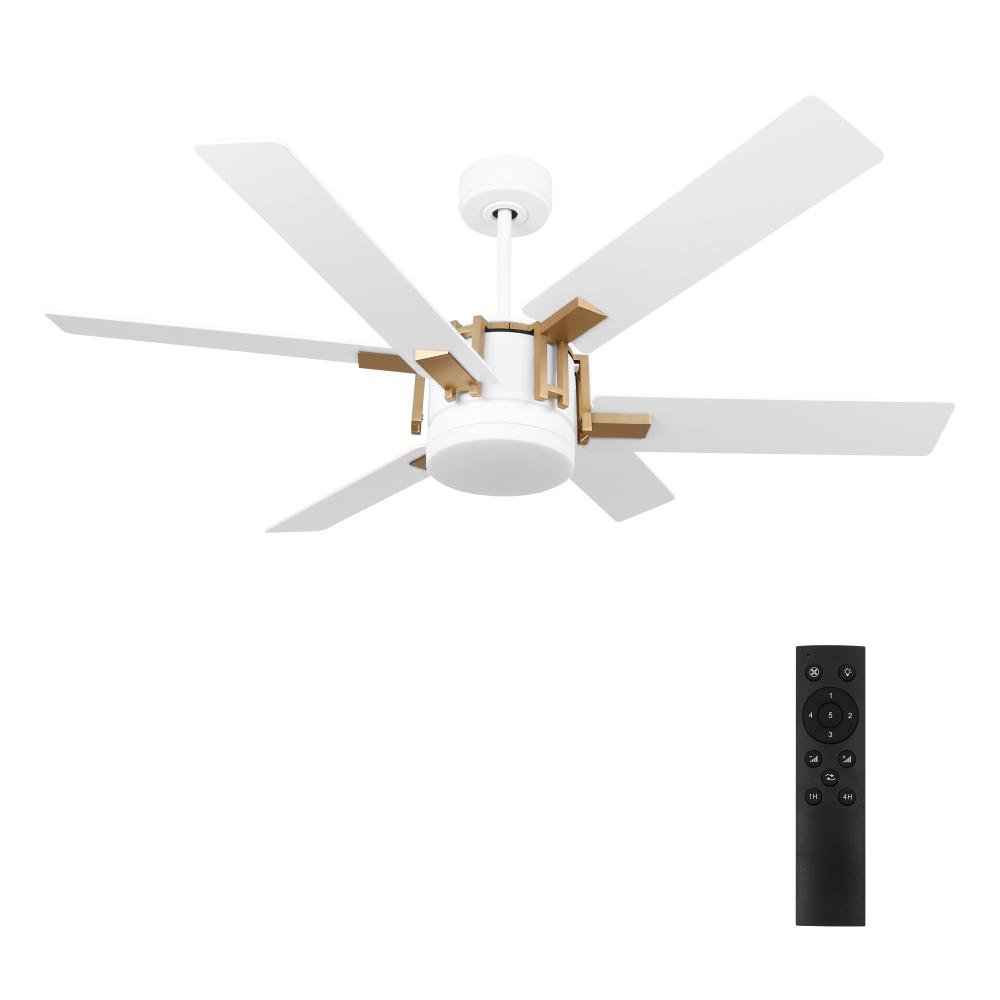 Jaxx 52'' Ceiling Fan with Remote, Light Kit Included