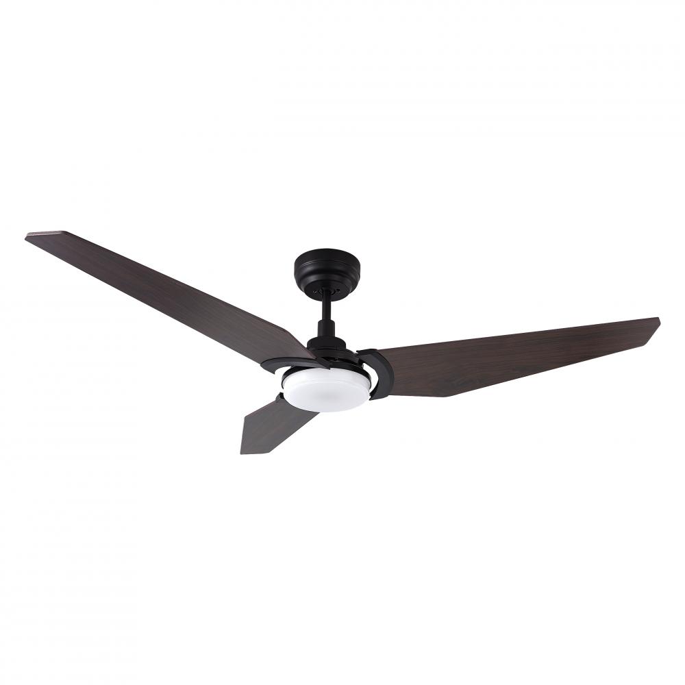 Trailblazer 56-inch Indoor/Outdoor Smart Ceiling Fan, Dimmable LED Light Kit & Remote