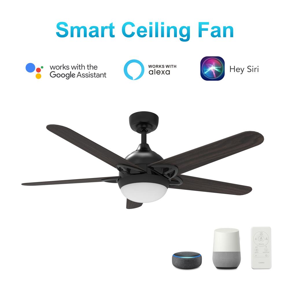 Solasta 52'' Smart Ceiling Fan with Remote, Light Kit Included, Works with Google Assistant,