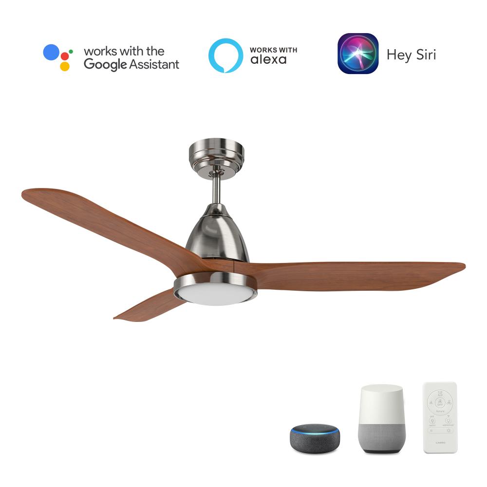 Garrick 52'' Smart Ceiling Fan with Remote, Light Kit Included?Works with Google Assistant a