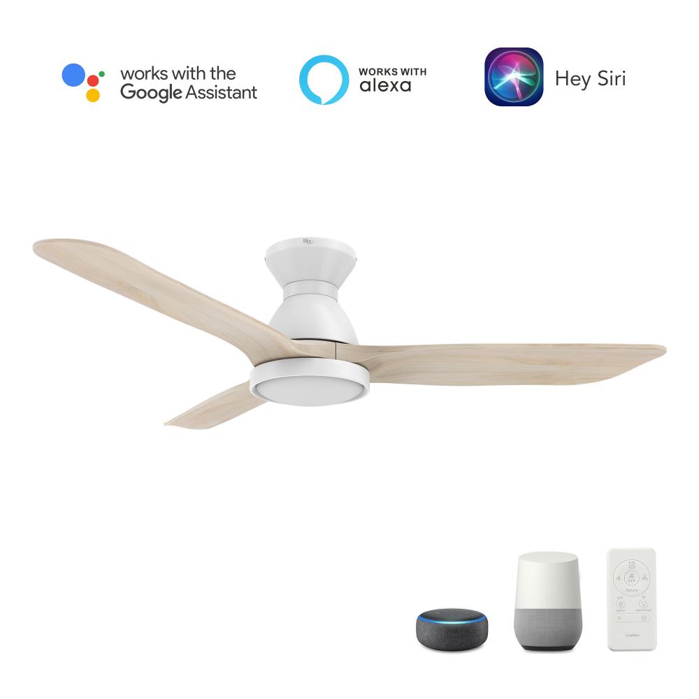 Jaaron 52'' Smart Ceiling Fan with Remote, Light Kit Included?Works with Google Assistant an