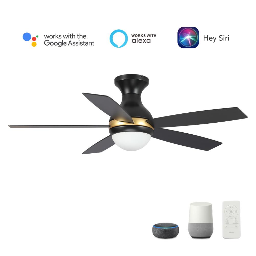 Twister 52'' Smart Ceiling Fan with Remote, Light Kit Included?Works with Google Assistant a