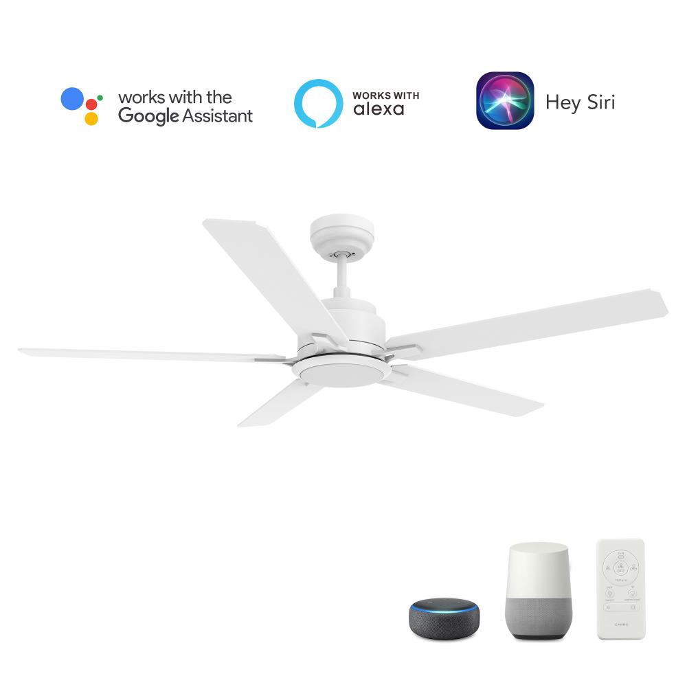 Espear 56-inch Smart Ceiling Fan with Romote, Light Kit Included, Works with Google Assistant, Amazo