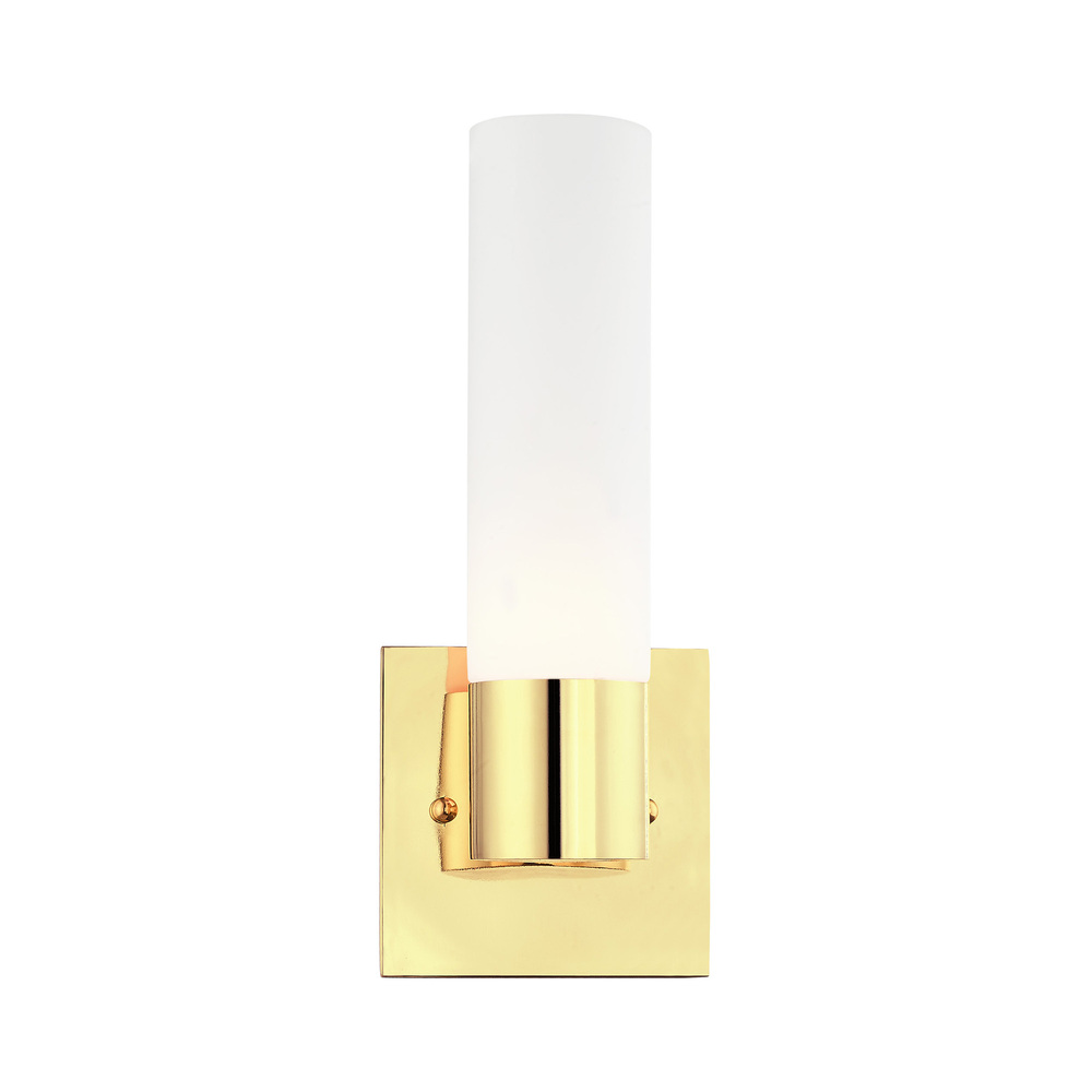 1 Lt Polished Brass ADA Wall Sconce