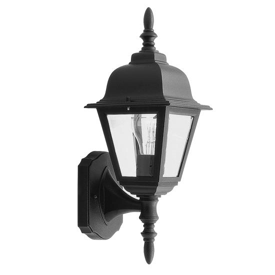 Four Light Black Wall Lantern