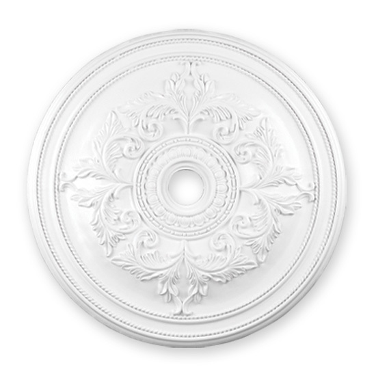 White Ceiling Medallion 11q1k Lighting Plus Inc