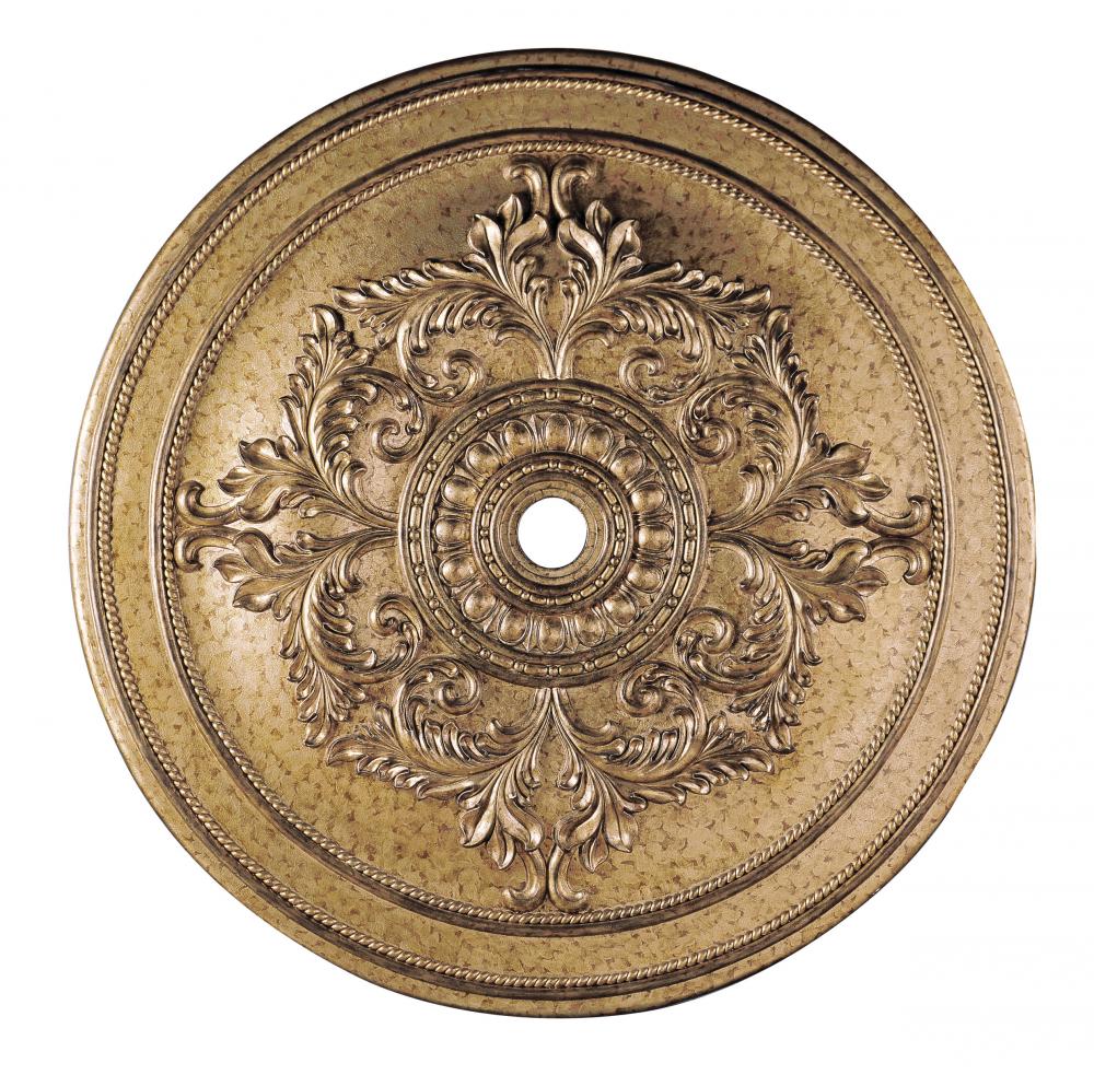 Vintage Gold Leaf Ceiling Medallion