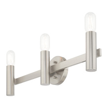 Livex Lighting 10343-91 - 3 Lt Brushed Nickel ADA Bath Vanity