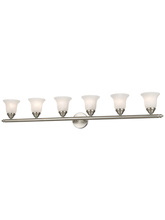 Livex Lighting 1066-91 - 6 Light Brushed Nickel Bath Light