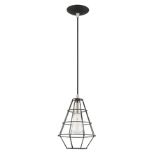 Livex Lighting 41322-04 - 1 Lt Black Mini Pendant