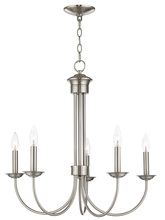 Livex Lighting 42685-91 - 5 Lt BN Chandelier