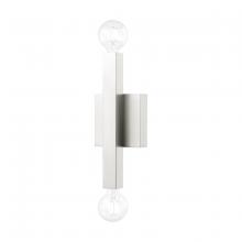 Livex Lighting 49212-91 - 2 Lt Brushed Nickel ADA Wall Sconce