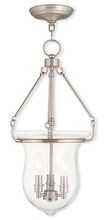 Livex Lighting 50296-91 - 3 Light Brushed Nickel Pendant