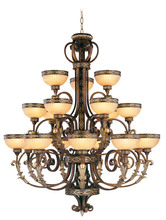 Livex Lighting 8539-64 - 18 Light PBZ Chandelier