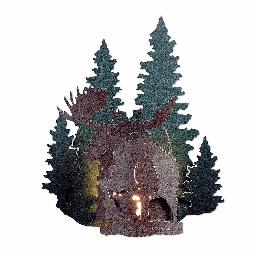 Alaskan Moose Exterior - Forest/Cedar Green-Rustic Brown Base Finish