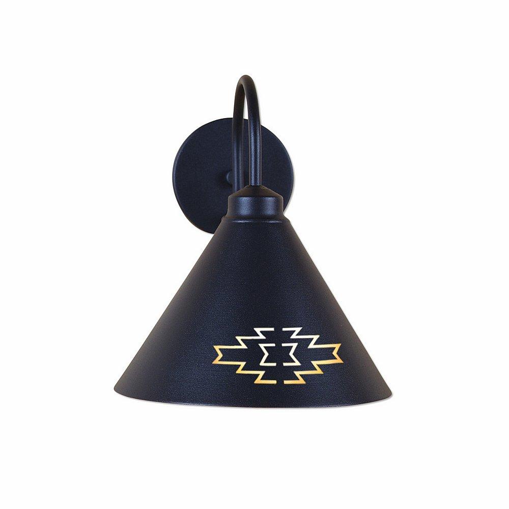 Canyon Sconce Large - Pueblo - Black Iron Finish