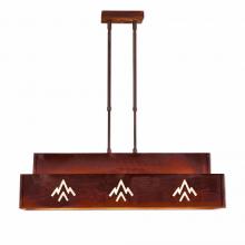 Avalanche Ranch Lighting A45902-02 - Ridgeview Kitchen Island Light - Deception Pass - Rust Patina Finish