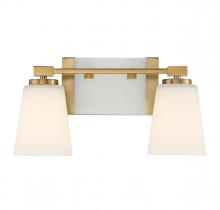 Savoy House 8-6901-2-322 - Darby 2-Light Bathroom Vanity Light in Warm Brass