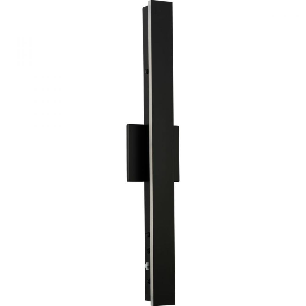 Z-2040 Collection LED Matte Black Contemporary Medium Outdoor Wall Light