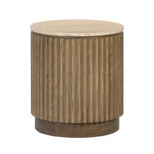 Varaluz 511TA18A - Donovan Side Table - Harvest Oak/Mushroom Oak