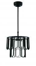 Craftmade 54993-FB - Melody 1 Light Pendant in Flat Black