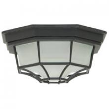 Craftmade Z390-TB - Octagonal Bulkhead 1 Light Small Flush/Wall Mount in Textured Black