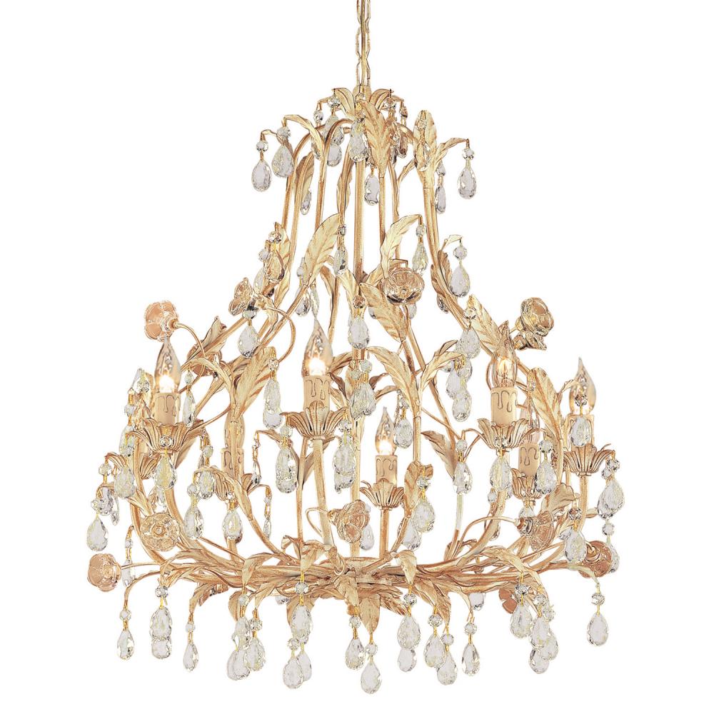 Athena 8 Light Champagne Chandelier