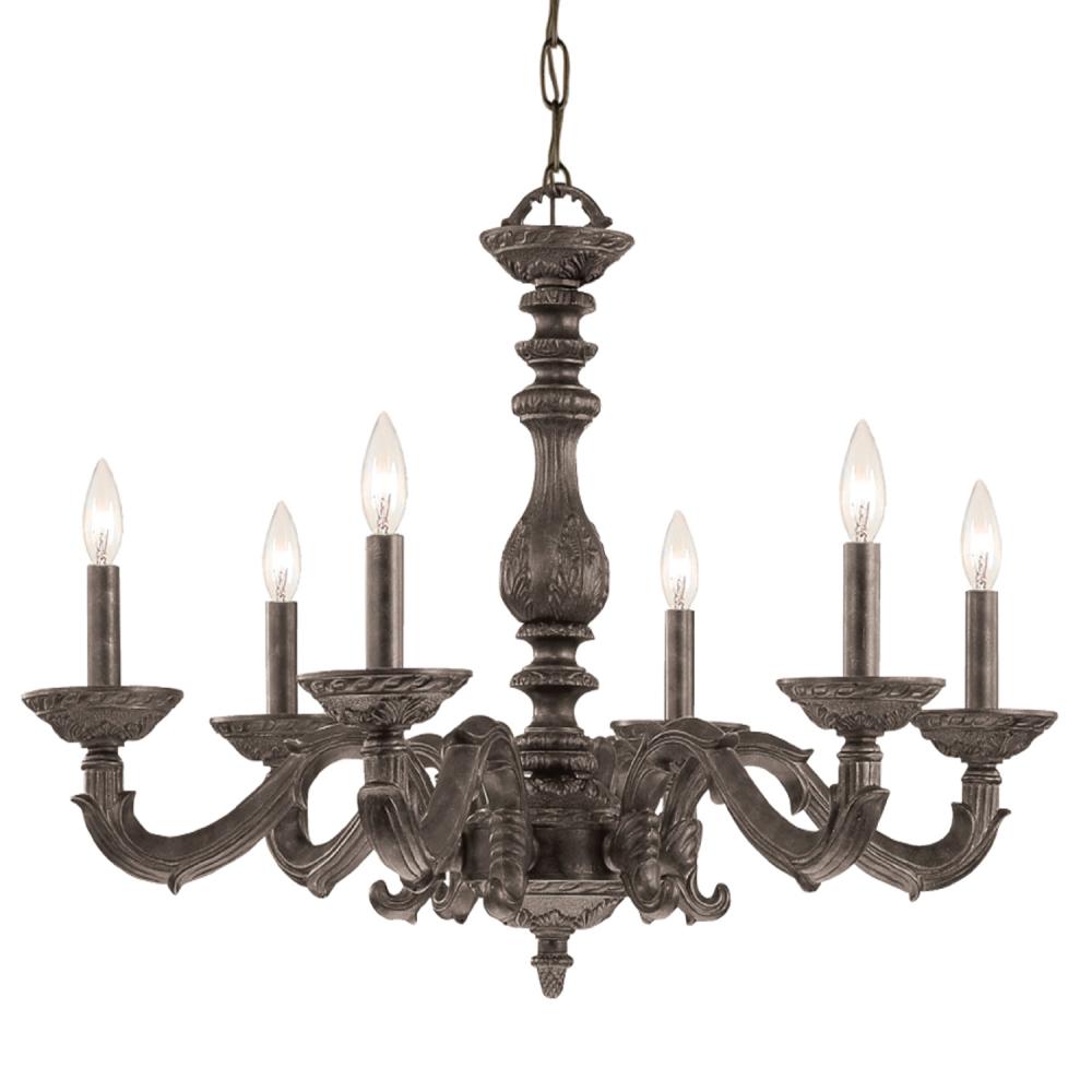 Paris Market 6 Light Venetian Bronze Chandelier