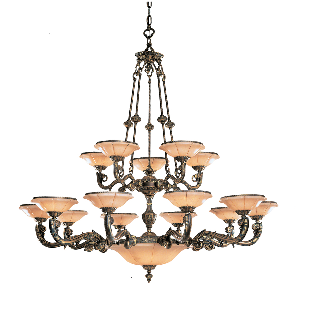 alabaster chandelier lighting