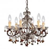 Crystorama 4507-DR - Paris Market 6 Light Mini Chandelier I