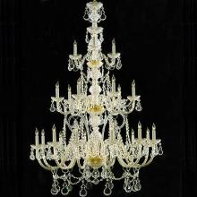 Crystorama 5035-PB-CL-I - Traditional Crystal 21 Light Italian Crystal Chandelier