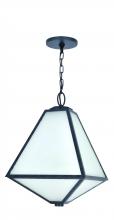 Crystorama GLA-9705-OP-BC - Brian Patrick Flynn Glacier 3 Light Black Charcoal Outdoor Pendant