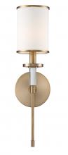  HAT-471-VG - Hatfield 1 Light Vibrant Gold Sconce