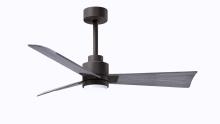 Matthews Fan Company AKLK-TB-BW-42 - Alessandra 3-blade transitional ceiling fan in textured bronze finish with Barn Wood blades. Optim