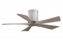  IR5H-BW-GA-42 - Irene-5H three-blade flush mount paddle fan in Barn Wood finish with 42” Gray Ash  tone blades.?