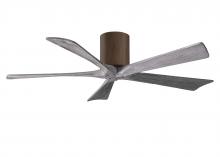 Matthews Fan Company IR5H-WN-BW-52 - Irene-5H five-blade flush mount paddle fan in Walnut finish with 52” solid barn wood tone blades