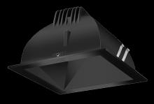 RAB Lighting NDLED6SD-50YNHC-B-B - RECESSED DOWNLIGHTS 20 LUMENS NDLED6SD 6 INCH SQUARE UNIVERSAL DIMMING 50 DEGREE BEAM SPREAD 3500K