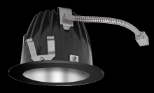 RAB Lighting NDLED6RD-80YY-S-B - RECESSED DOWNLIGHTS 20 LUMENS NDLED6RD 6 INCH ROUND UNIVERSAL DIMMING 80 DEGREE BEAM SPREAD 2700K