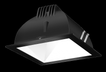 RAB Lighting NDLED6SD-50NHC-W-B - RECESSED DOWNLIGHTS 20 LUMENS NDLED6SD 6 INCH SQUARE UNIVERSAL DIMMING 50 DEGREE BEAM SPREAD 4000K