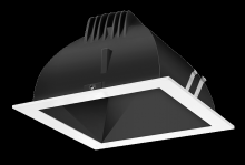 RAB Lighting NDLED6SD-50NHC-B-W - RECESSED DOWNLIGHTS 20 LUMENS NDLED6SD 6 INCH SQUARE UNIVERSAL DIMMING 50 DEGREE BEAM SPREAD 4000K