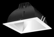 RAB Lighting NDLED6SD-50YN-M-W - RECESSED DOWNLIGHTS 20 LUMENS NDLED6SD 6 INCH SQUARE UNIVERSAL DIMMING 50 DEGREE BEAM SPREAD 3500K