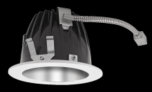 RAB Lighting NDLED6RD-80YY-S-W - RECESSED DOWNLIGHTS 20 LUMENS NDLED6RD 6 INCH ROUND UNIVERSAL DIMMING 80 DEGREE BEAM SPREAD 2700K