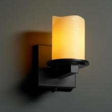 Justice Design Group CNDL-8771-10-AMBR-CROM - Dakota 1-Light Wall Sconce