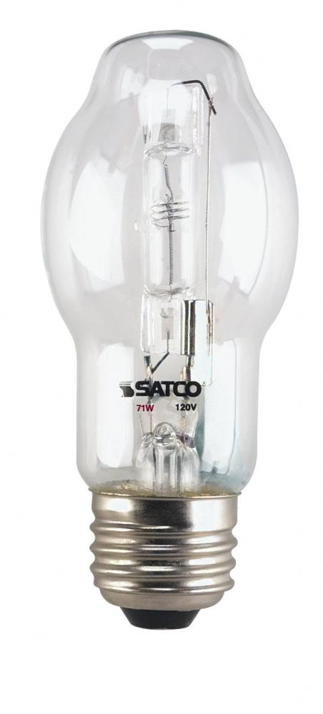 71 Watt; Halogen; BT15; Clear; 2000 Average rated Hours; 1300 Lumens; Medium base; 120 Volt