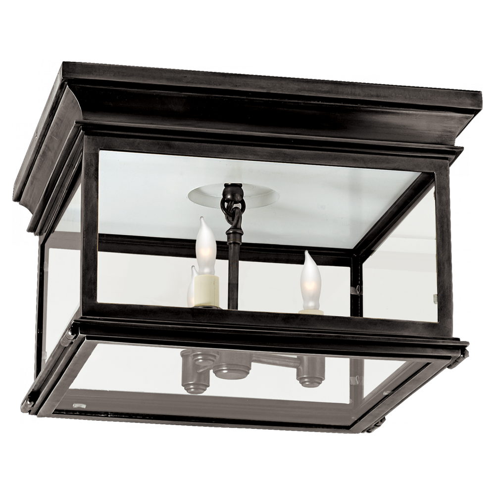 Club Large Square Flush Mount